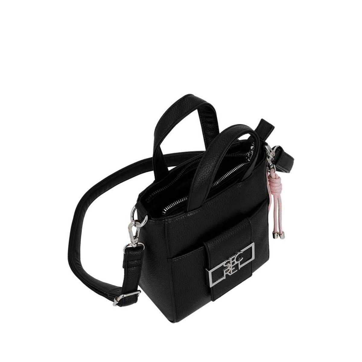 Cartera Bandolera Secret Ibiza SC7 Mediana Negra
