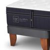 Cama Europea CIC Base Dividida King Grand Premium + Respaldo Miro Mostaza