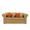 Juego de Living Essenza Amparo Sofá 3 Cuerpos + Dos Sillones 1 Cuerpo Beige