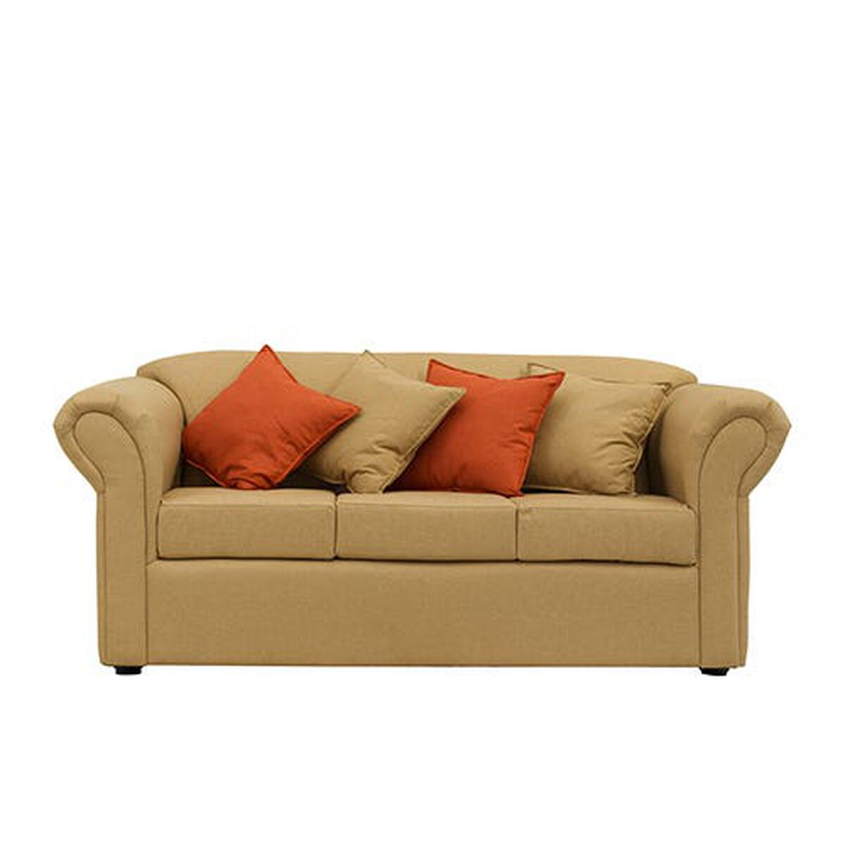 Juego de Living Essenza Amparo Sofá 3 Cuerpos + Dos Sillones 1 Cuerpo Beige