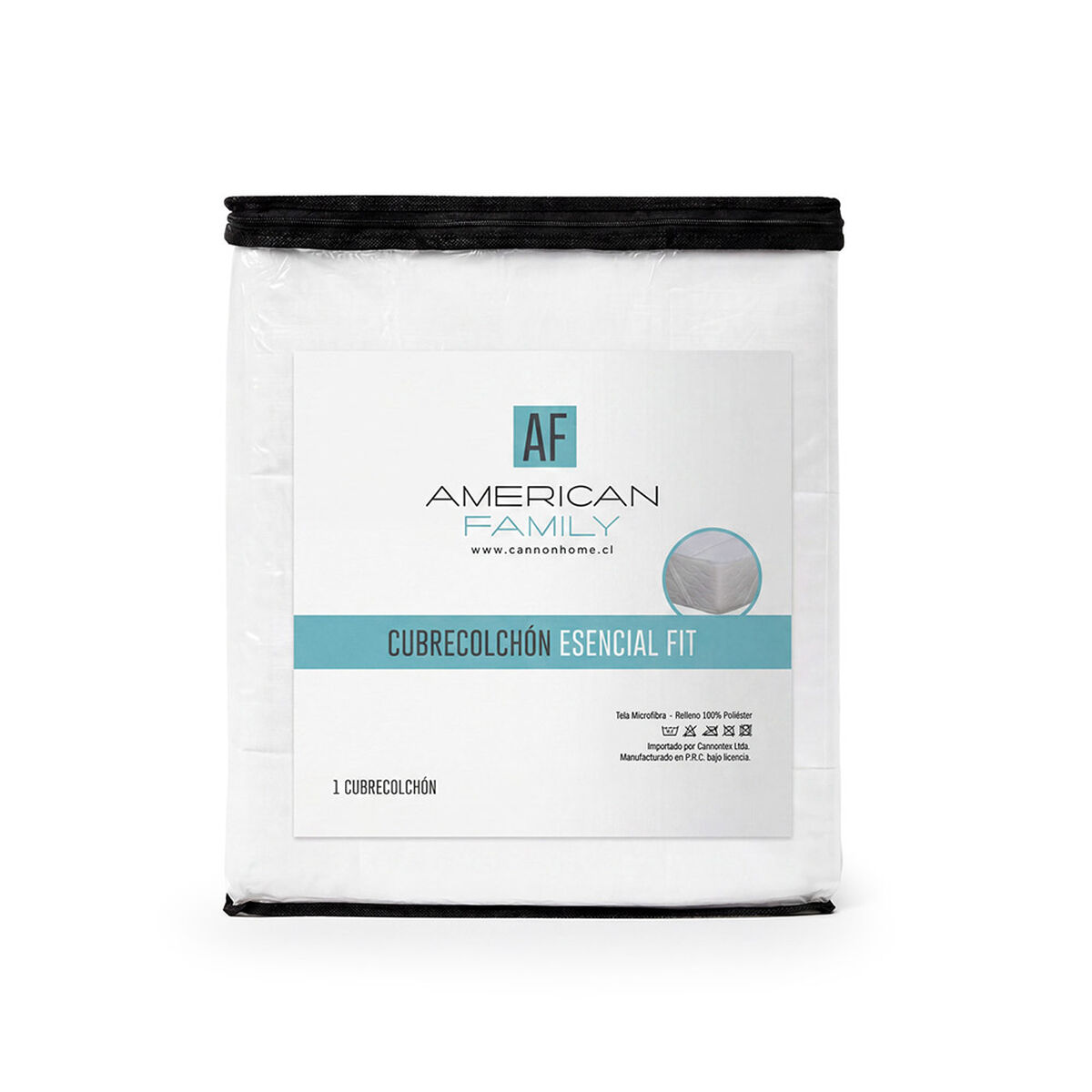 Cubrecolch&oacute;n Cannon King Esencial Fit Blanco
