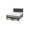 Cama Europea CIC Base Normal King Balance + Respaldo Dublin