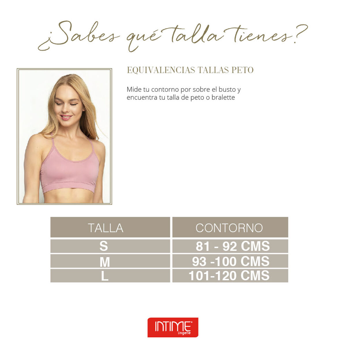 Peto Mujer Intime