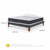 Cama Europea CIC 2 Plazas New Ortopedic + Almohadas