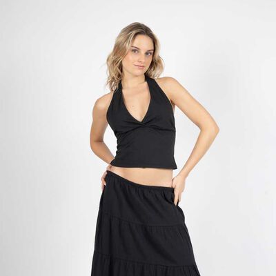 Polera Amarra Cuello Mujer Icono
