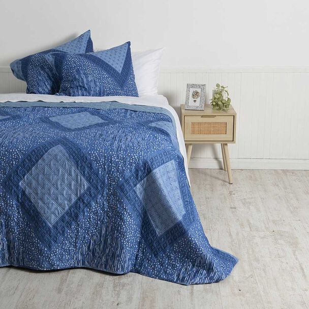 Cubrecama Estampado Mashini King Rombos