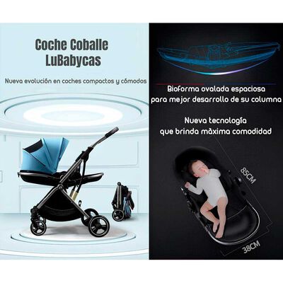 Imagen 2 del producto Coche de Paseo Modo Apego y Panorámico Gris Lubabycas