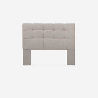 Imagen 2 del producto Cama Europea Rosen Base Dividida 2 Plazas Art 4 + Respaldo Niebla