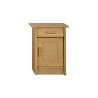 Velador Izquierdo CIC Milan 1 Cajón 1 Puerta Mostaza