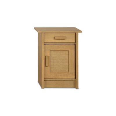 Imagen 1 del producto Velador Izquierdo CIC Milan 1 Cajón 1 Puerta Mostaza