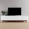 Rack TV Decocasa Flyn Hasta 75" Blanco