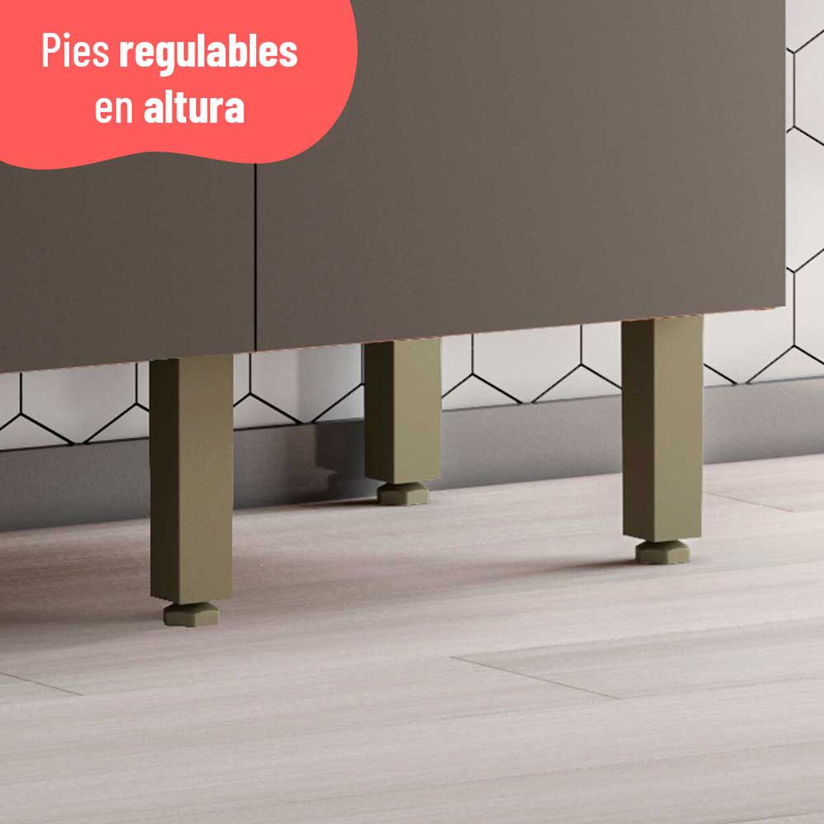 Mueble de Cocina Roca Macadamia Grafito