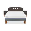 Cama Europea CIC 2 Plazas Excellence Plus + Respaldo + 2 Veladores Gales