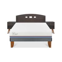 Cama Europea CIC 2 Plazas Excellence Plus + Respaldo + 2 Veladores Gales