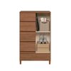 Cómoda Altavision Fit 4 Cajones Café