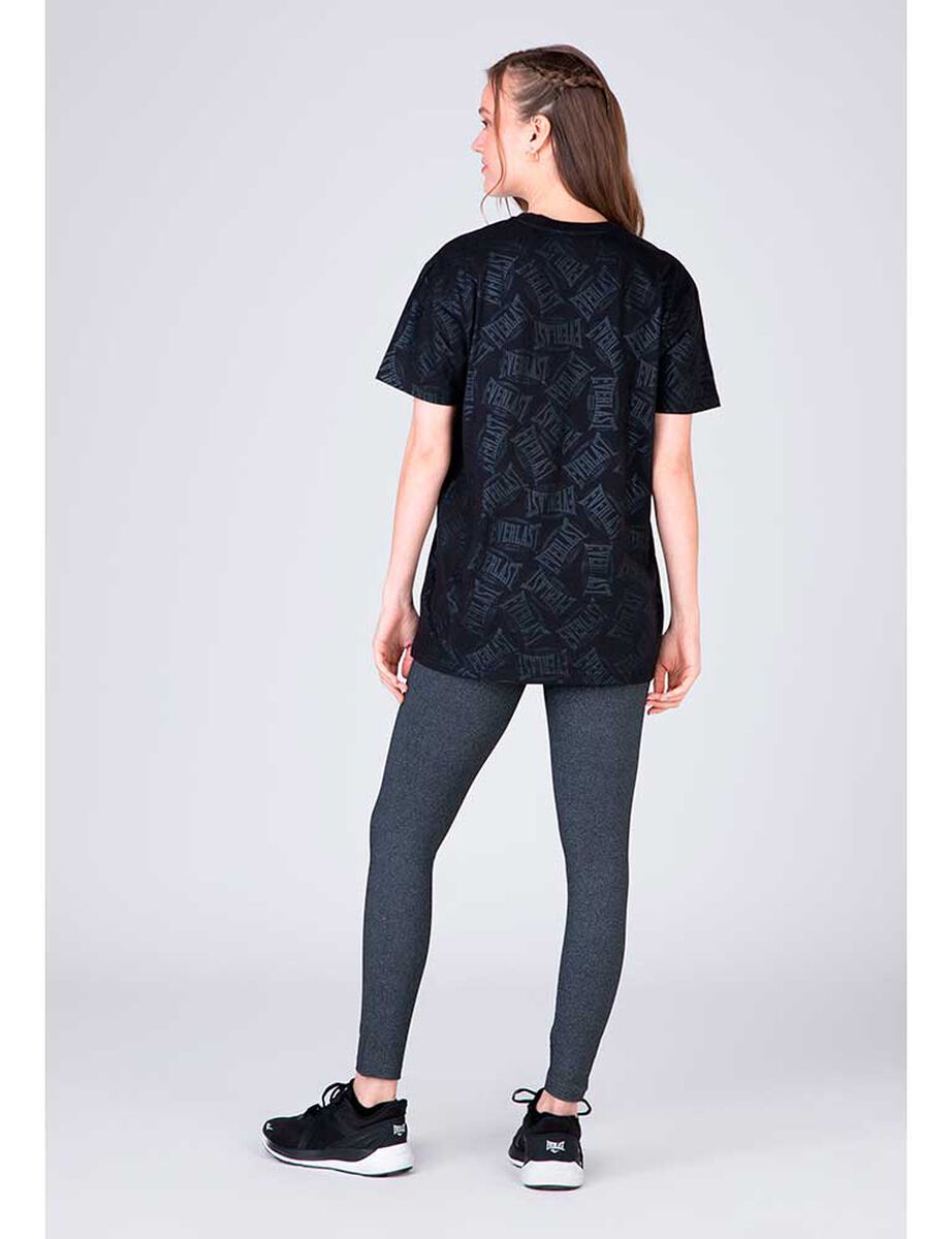 Polera Manga Corta Casual Sport Mujer Everlast