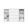 Cómoda Vekkahome Evidenza 4 Cajones Blanco