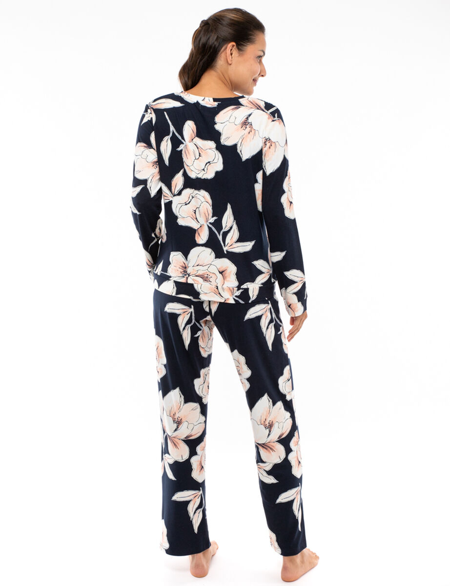 Pijama 2 Piezas Flores Mujer Portman Club