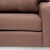 Sof&aacute; Almore Niza Tela 2 Cuerpos Caf&eacute;