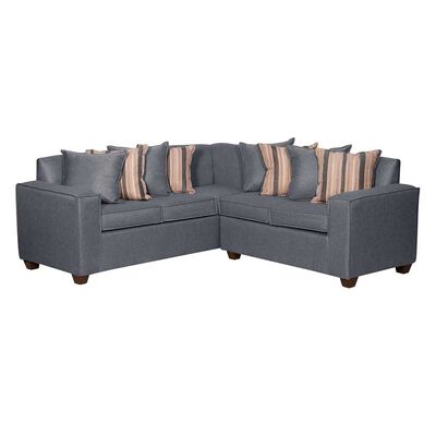 Imagen 1 del producto Sofá Seccional Ruzam Mobel Begoña 5 Cuerpos Lino Gris