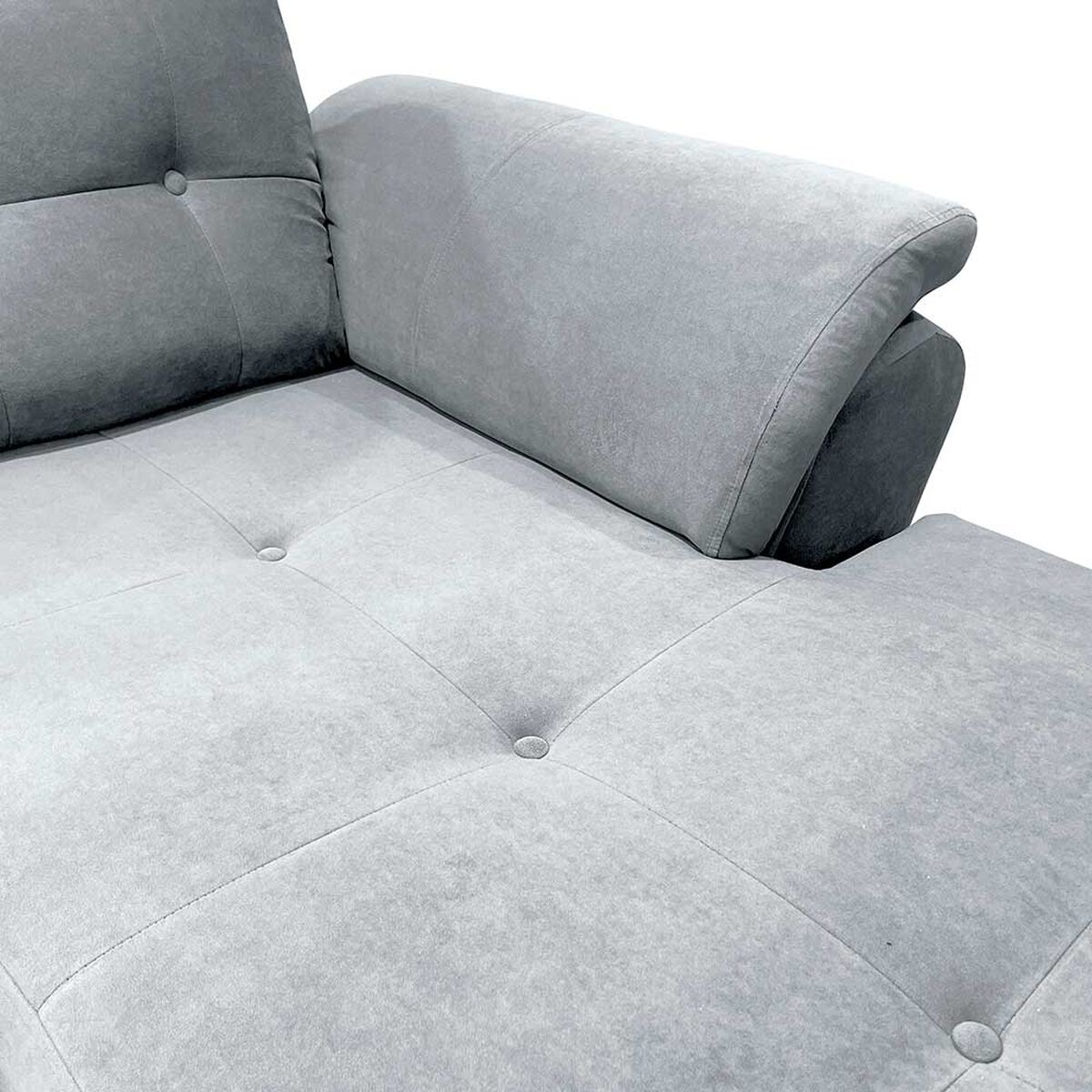 Sof&aacute; Seccional Living Factory Samy 4 Cuerpos Gris