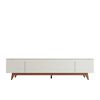 Rack TV Decocasa Flyn Hasta 75" Blanco