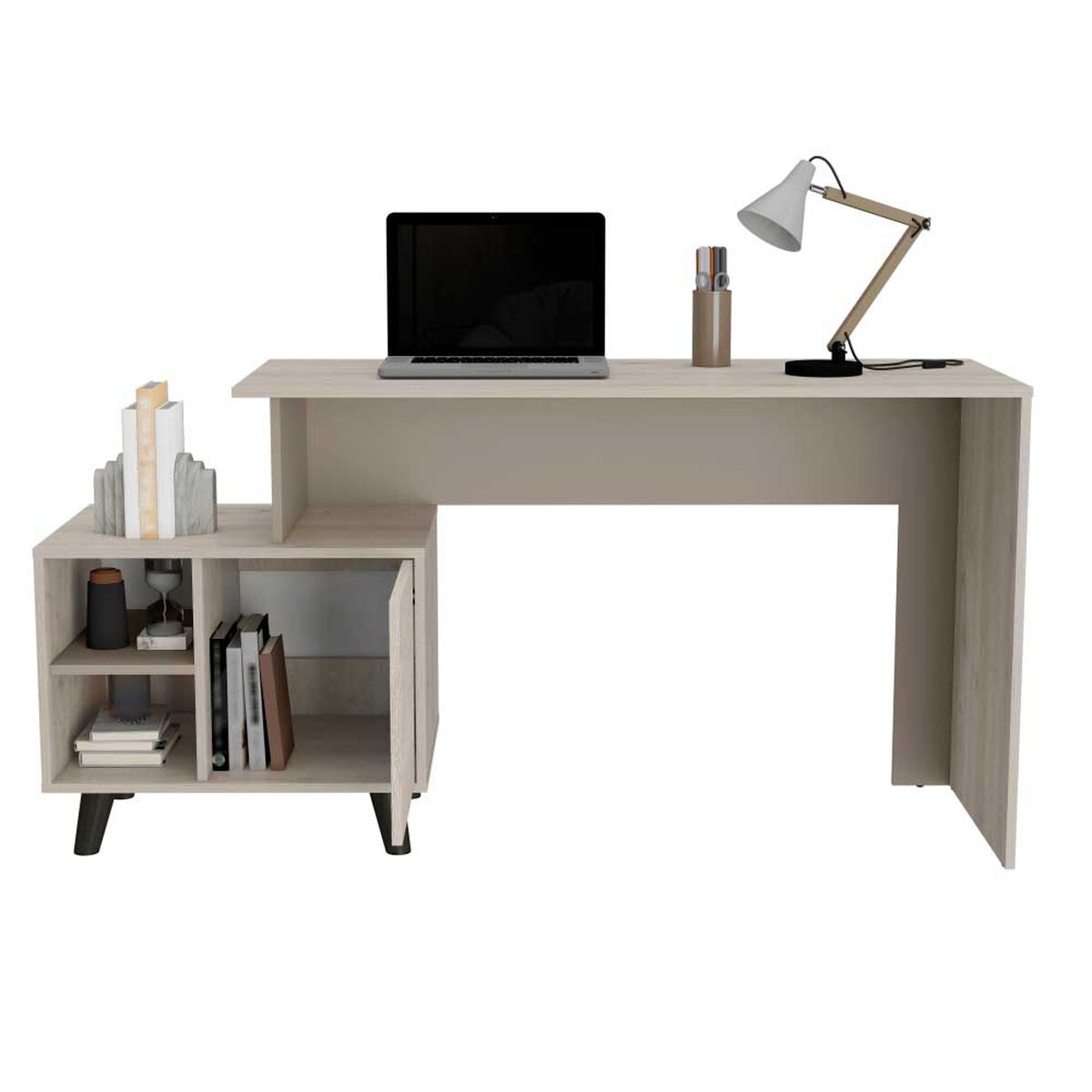 Escritorio Tuhome Leira Ceniza-Taupe