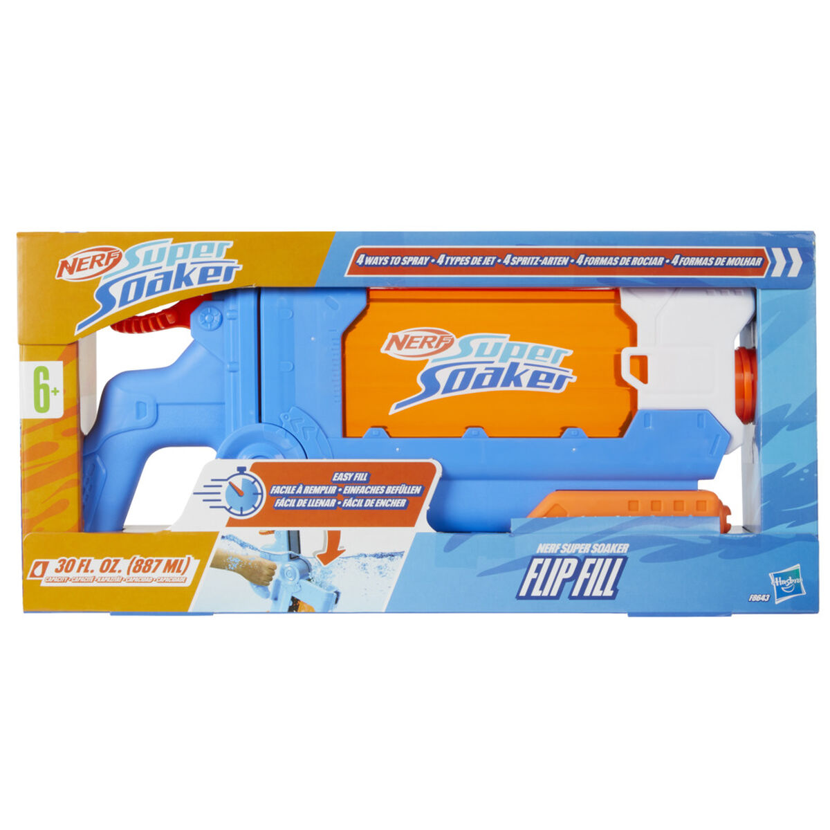 Lanzador de Agua Super Soaker Flip Fill