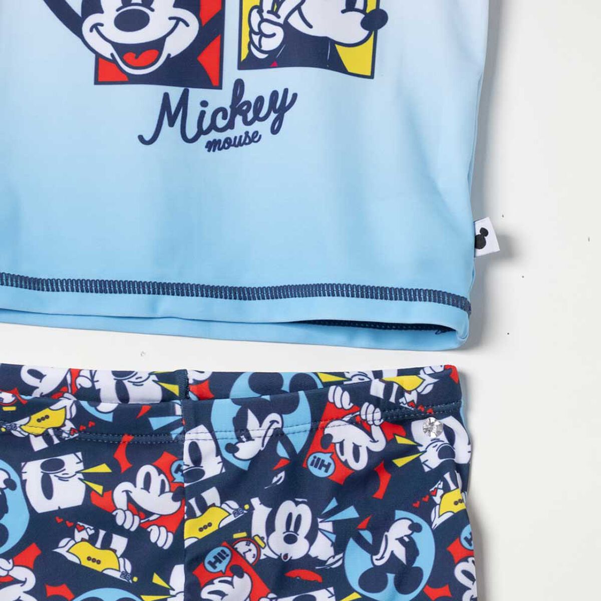 Conjunto Traje de Ba&ntilde;o Polera+Bottom UV Ni&ntilde;o Mickey