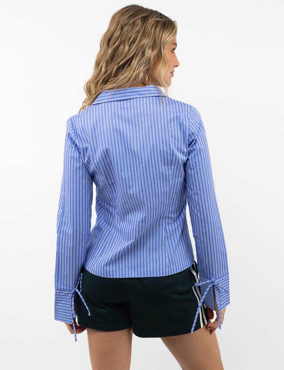 Blusa Rayas Manga Larga Mujer Icono