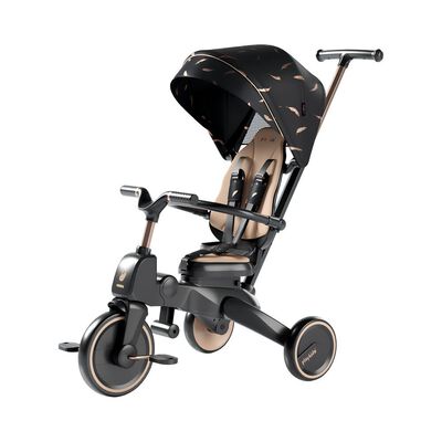 Triciclo 360° y Balance 6 en 1 Negro Playkids By LuBabycas