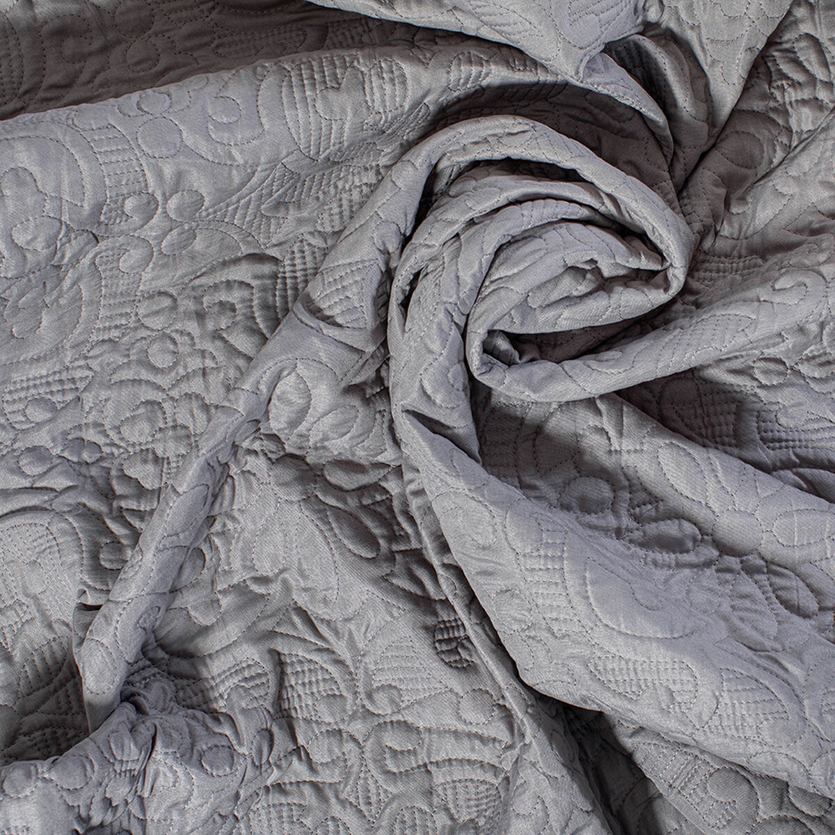 Quilt Doral 2 Plazas Gris Elegance