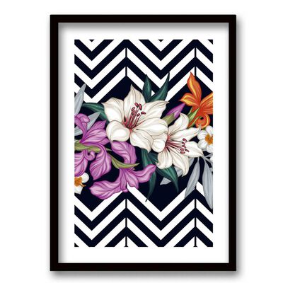 Cuadro Decorativo Retela Lilium Pattern 70 x 50 cm