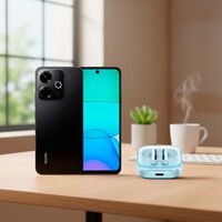 Combo Celular Xiaomi 13X 4G 256Gb 6.79"" Negro + Audífonos Bluetooth In Ear Xiaomi Redmi Buds 6 Active Transparent blue