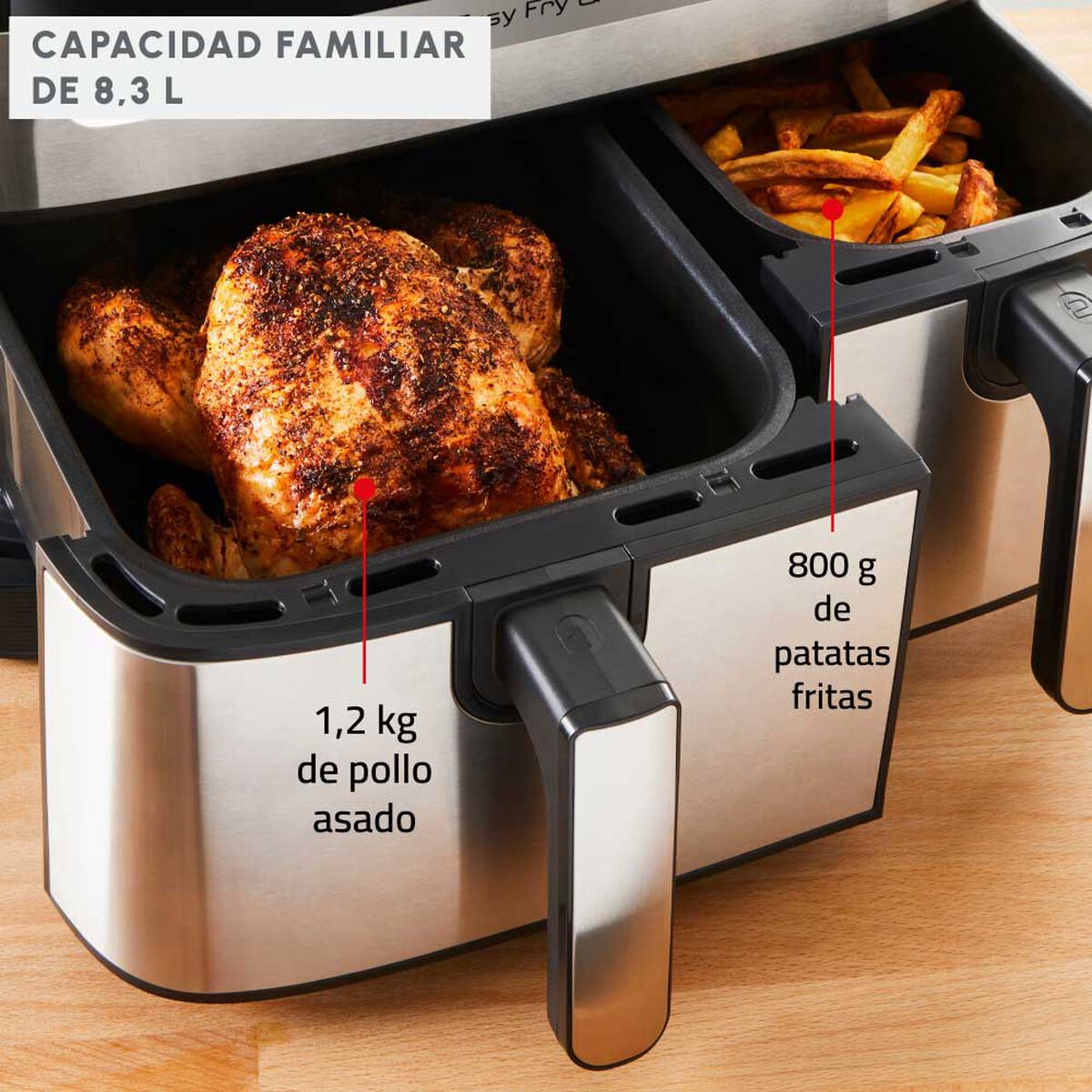 Freidora de Aire Moulinex Ez905D20 8,3 lts.