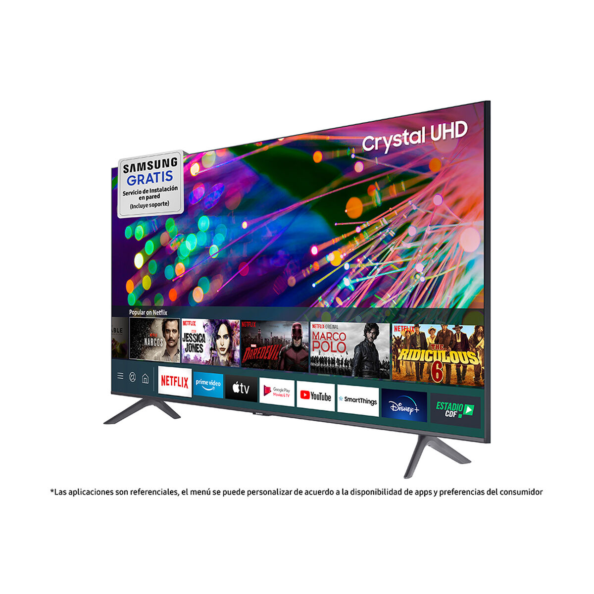 LED 75" Samsung TU8200 Smart TV Crystal UHD 4K 2020
