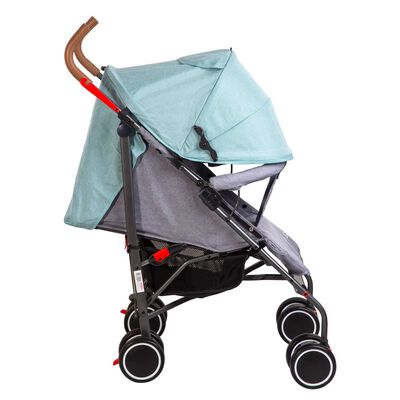 Imagen 2 del producto Coche Paragua Bebe Clap Compacto Plegable Melange Verde Bebesit