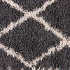 Alfombra Dib Shaggy Design 180 x 275 cm Gris