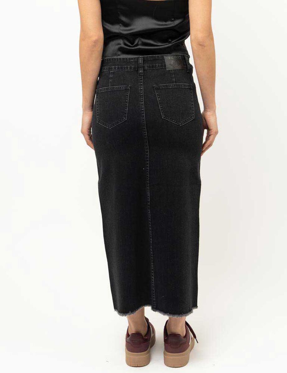 Falda Maxi Denim Mujer Fiorucci