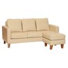 Sof&aacute; Seccional Intercambiable Latam Home Venecia 3 Cuerpos Beige