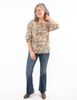 Blusa Estampada Manga 3/4 Mujer Portman Club