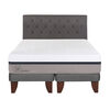 Cama Europea CIC Base Dividida King Balance + Respaldo Kavery