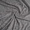 Frazada Poliéster Doral 1,5 Plazas Deluxe Gris Oscuro