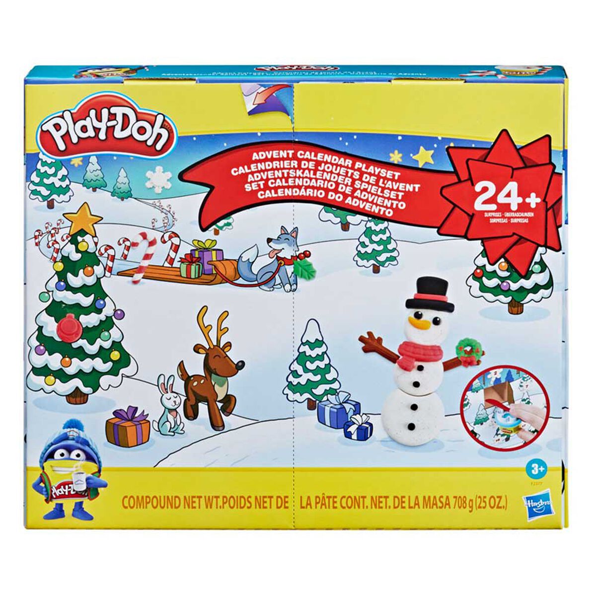 Masas y Plastilinas Play-Doh Mundo De Texturas Navidad Calendario