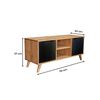 Rack TV Vekkahome Grecia Hasta 43" Café