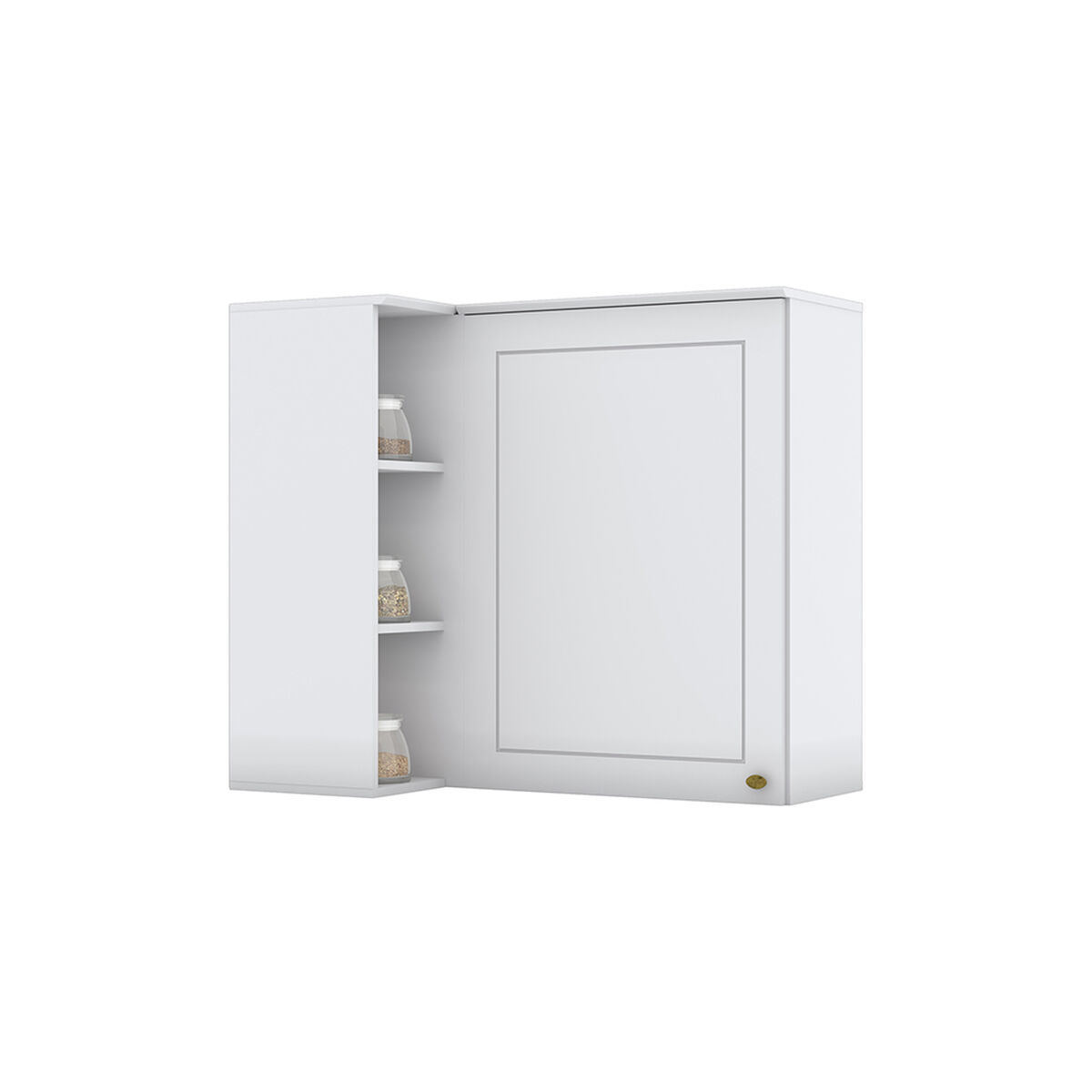 Mueble de Cocina Aereo Home Mobili Tulum 1 Puerta Blanco