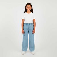 Jeans Niña Chess Celeste