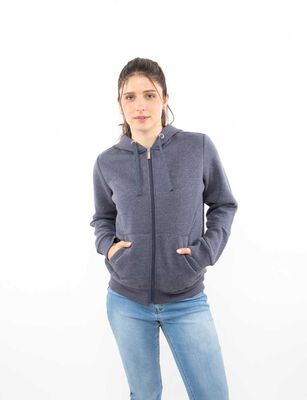 Imagen 1 del producto Polerón Cierre Mujer Icono Navy