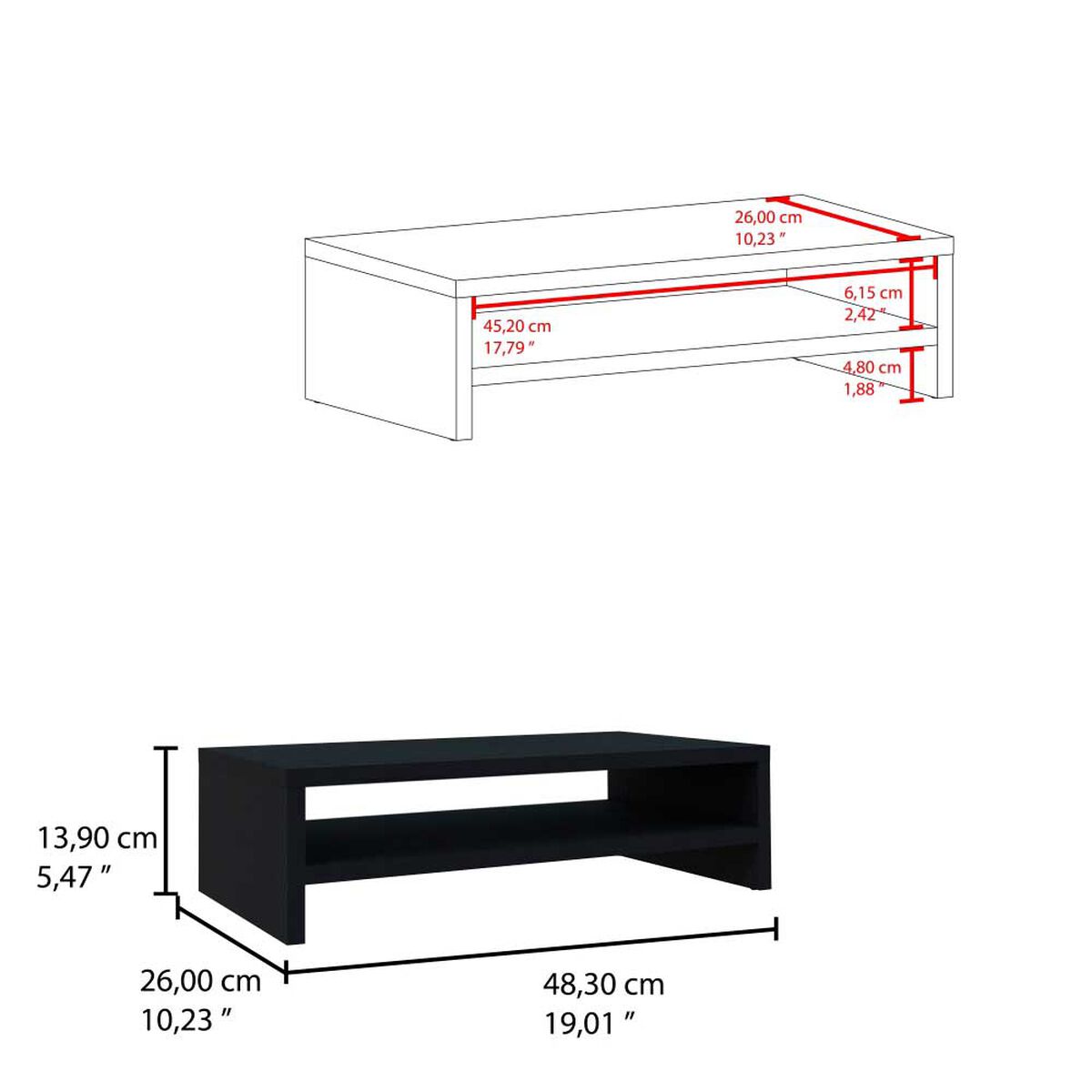 Base para Monitor TuHome M-48 Wengue