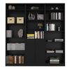 3 Estante + 3 Complementos TuHome Home Wengue